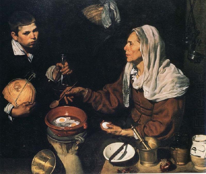 Old Woman Cooking Eggs, Diego Velazquez